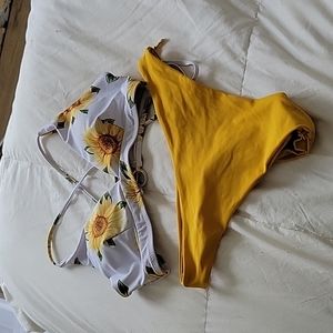 Zaful sunflower bikini